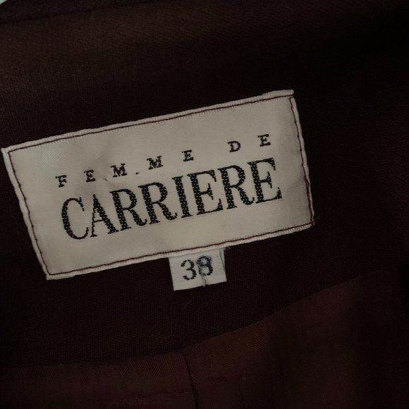 Femme de Carrier size 8 eggplant jacket - Picture 2 of 4